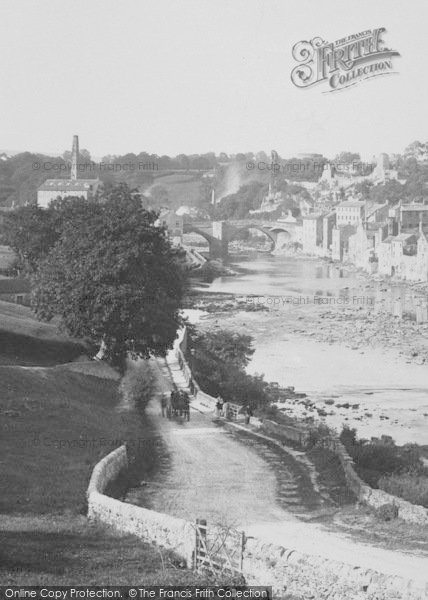 Photo of Barnard Castle, The River 1892
