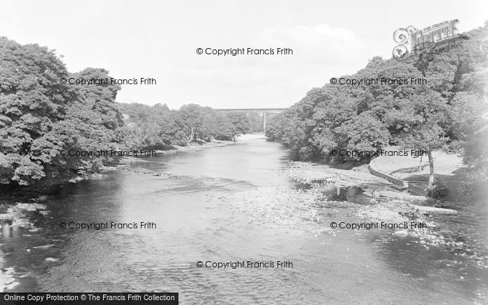 Photo of Barnard Castle, The River And Viaduct 1951