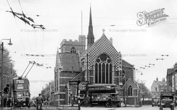 Photo of Barnet, Church Of St John The Baptist c.1955