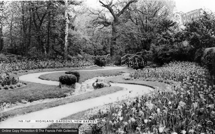 Photo of Barnet, Highland Gardens, New Barnet c.1960