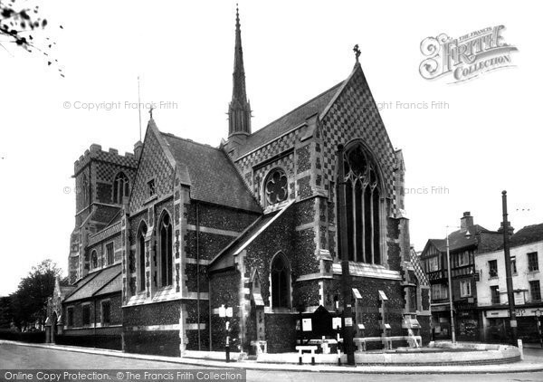 Photo of Barnet, Parish Church Of St John The Baptist c.1955