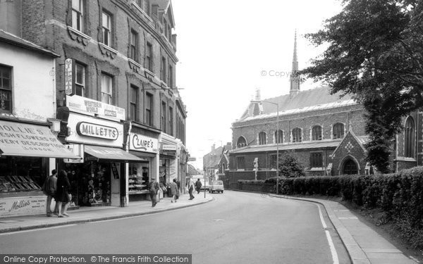Photo of Barnet, St John's From The High Street c.1965