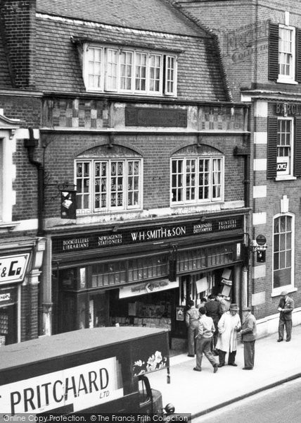 Photo of Barnet, Wh Smith & Son c.1955