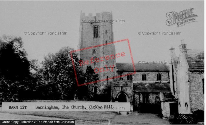 Photo of Barningham, The Church, Kirkby Hill c.1960