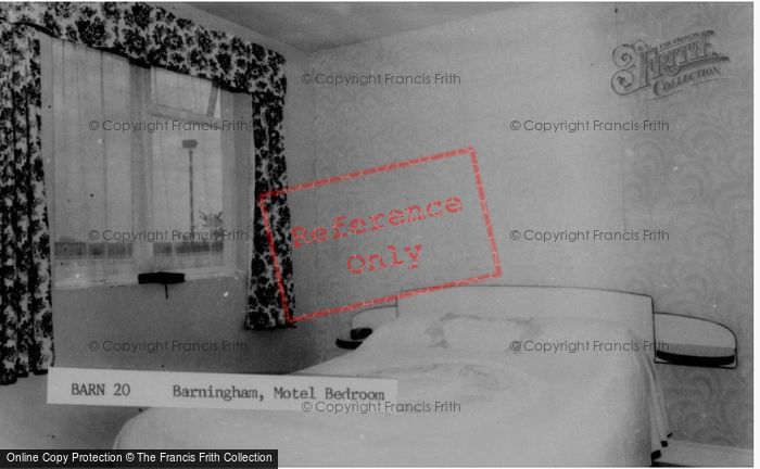 Photo of Barningham, The Motel, A Bedroom c.1960