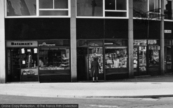 Photo of Barnoldswick, Shops In The Post Office Buildings c.1965