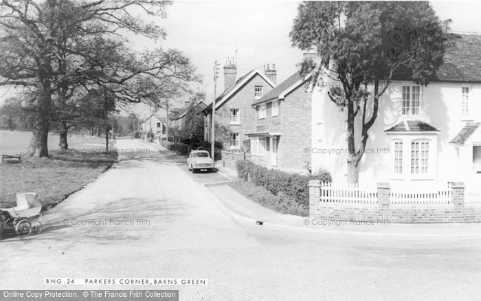 Photo of Barns Green, Parkers Corner c.1960