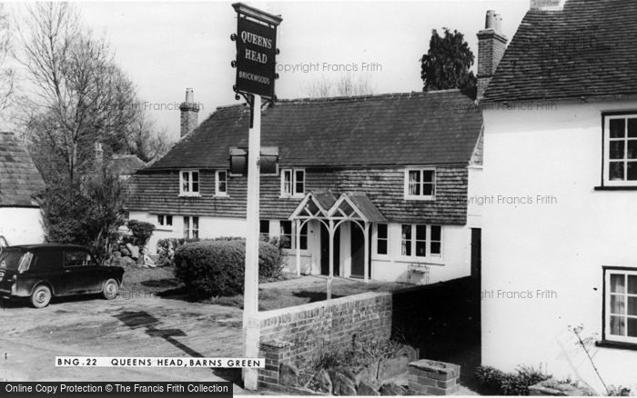 Photo of Barns Green, The Queen's Head c.1960