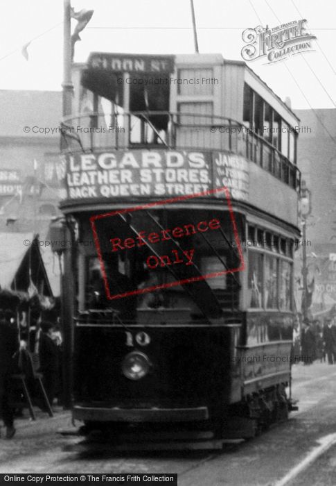 Photo of Barnsley, A Tram c.1900