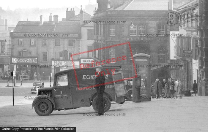 Photo of Barnsley, Delivery Van 1948