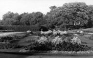 Locke Park, Flower Gardens c.1955, Barnsley