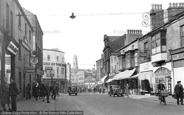 Photo of Barnsley, Sheffield Road c.1950