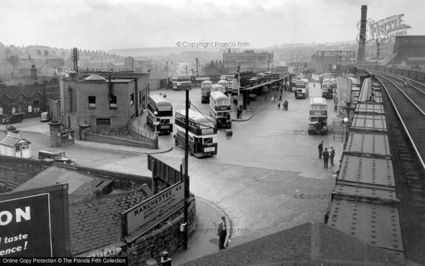 Barnsley, the Bus Station 1955