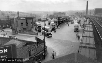 Barnsley, the Bus Station 1955