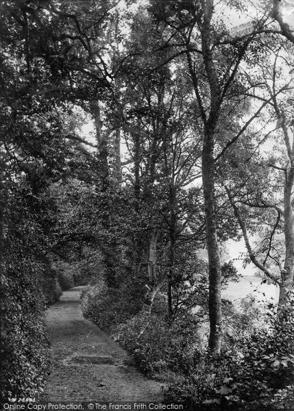 Photo of Barnstaple, Anchor Wood, Lovers' Walk 1890