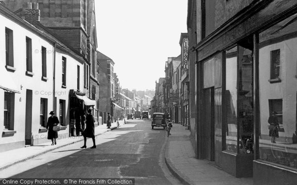 Photo of Barnstaple, Bear Street c.1950