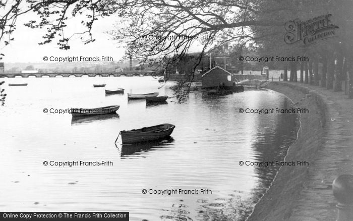 Photo of Barnstaple, Boating Pool c.1955