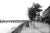 Bridge And Taw Vale Parade 1890, Barnstaple