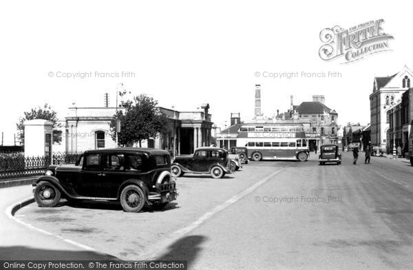 Photo of Barnstaple, Bus Station c.1950