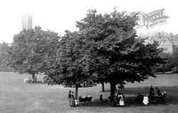 Church And Rock Park 1890, Barnstaple