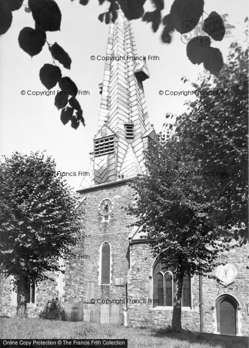 Photo of Barnstaple, Church, The Crooked Spire And Sundial c.1960