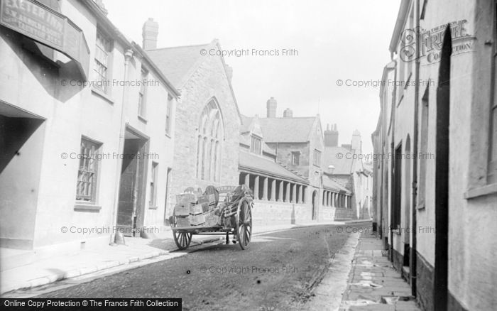 Photo of Barnstaple, Exeter Inn And Almshouses c.1890
