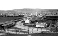 Barnstaple, from above the Railway Station 1874