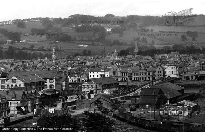Photo of Barnstaple, From Sticklepath Hill 1929
