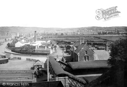 Barnstaple, from the Railway Station 1894