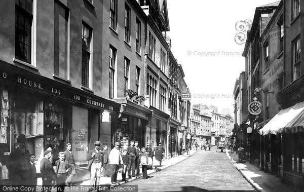 Photo of Barnstaple, High Street 1894