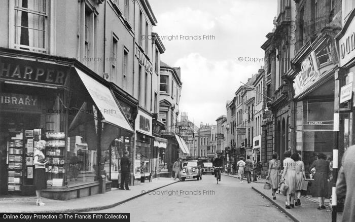 Photo of Barnstaple, High Street c.1950