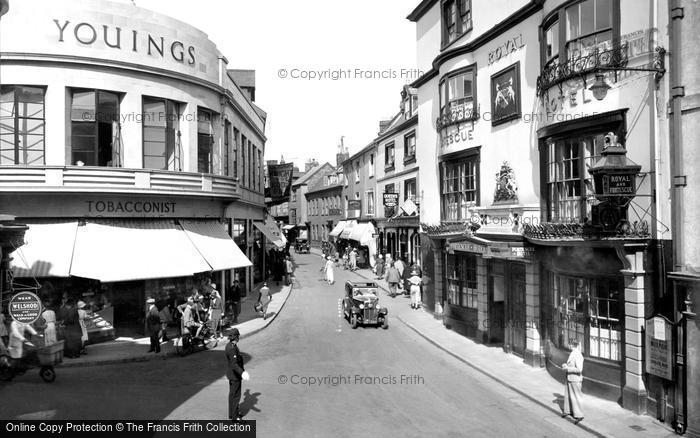 Photo of Barnstaple, High Street Corner 1935