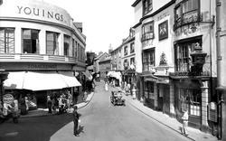 High Street Corner 1935, Barnstaple