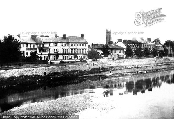 Photo of Barnstaple, Imperial Hotel And River 1903
