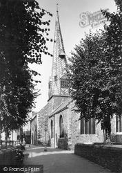 Parish Church With Crooked Spire c.1955, Barnstaple