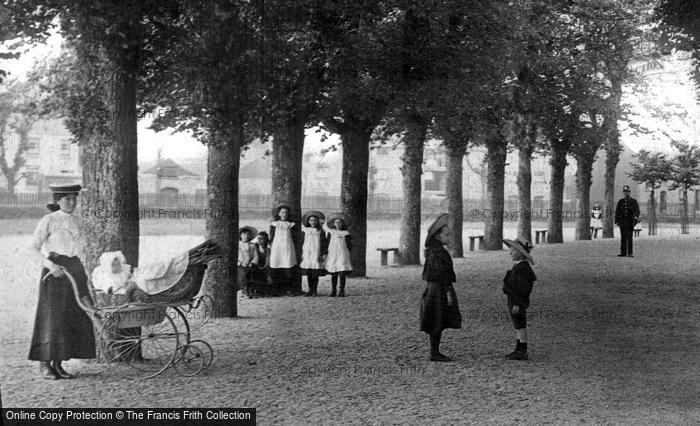 Photo of Barnstaple, People In North Parade 1906