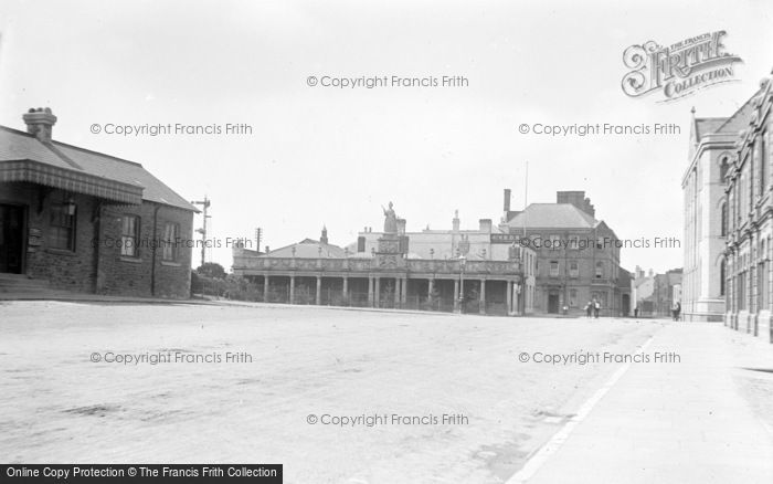 Photo of Barnstaple, Queen Anne's Walk And Masonic Hall c.1890