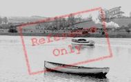 River Taw And Railway c.1950, Barnstaple