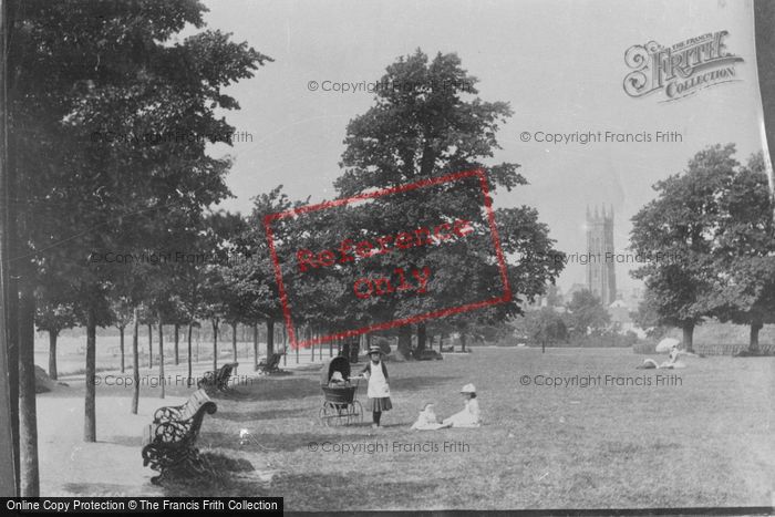 Photo of Barnstaple, Rock Park And Trinity Church 1890