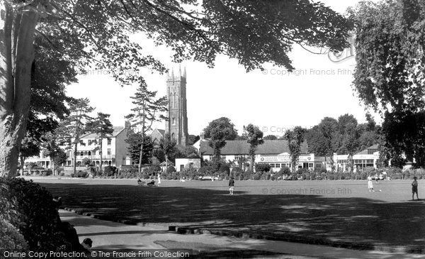 Photo of Barnstaple, Rock Park c.1955