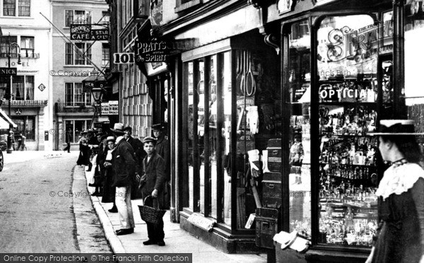 Photo of Barnstaple, Shops, High Street 1903
