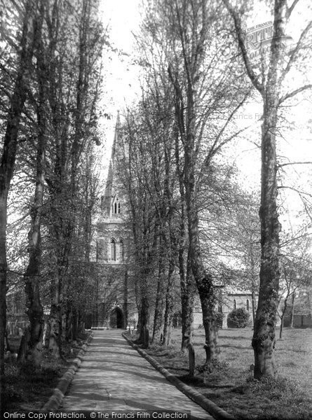 Photo of Barnstaple, St Mary's Church c.1950
