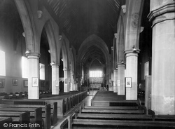 St Mary's Church, The Nave c.1950, Barnstaple