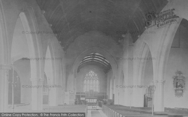 Photo of Barnstaple, St Peter's Church Interior 1890