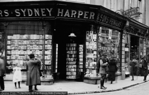 Photo of Barnstaple, Sydney Harper & Sons Printers, High Street 1919