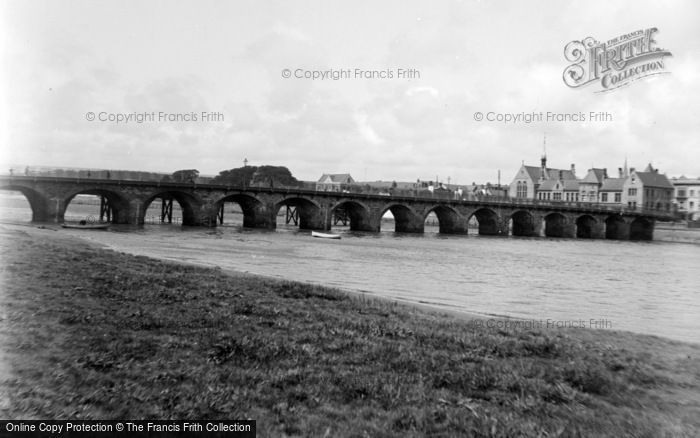 Photo of Barnstaple, The Bridge c.1890