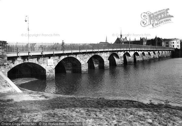 Photo of Barnstaple, The Bridge c.1955