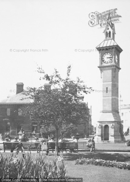Photo of Barnstaple, The Clock Tower c.1955