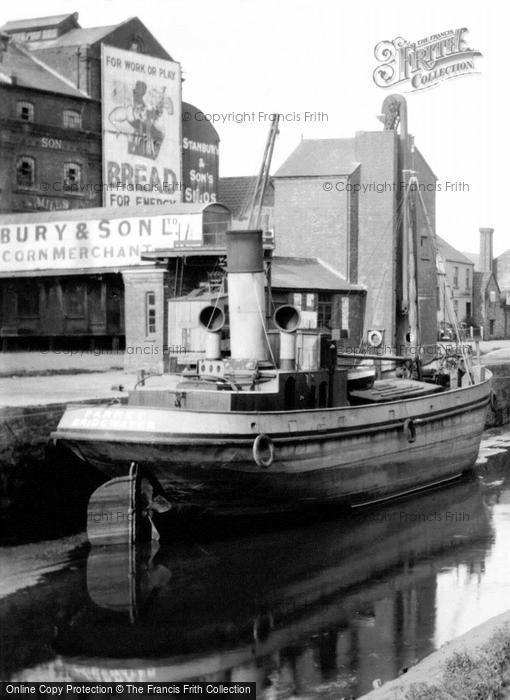 Photo of Barnstaple, The Docks, Bury & Son Corn Merchant 1936