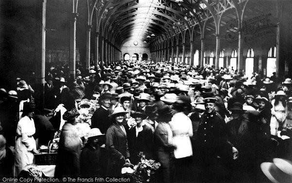 Photo of Barnstaple, The Pannier Market 1919